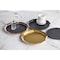 Service Ideas Paneled Tray with Removable Insert, 14"diameter, Stainless Steel, Black Onyx TRPN1614RIBSBX - alternate 3